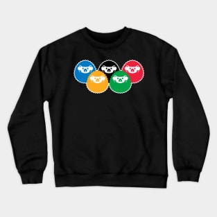 Hedgehogs Olympics Flag Crewneck Sweatshirt